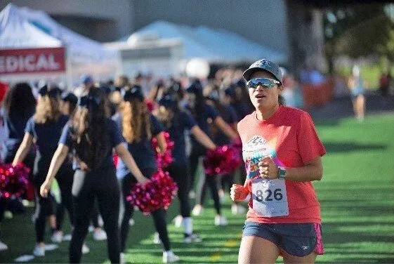 Lobo Cancer Challenge runner participant