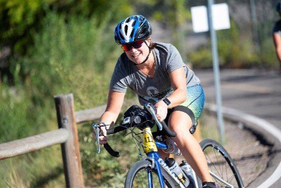 The Lobo Cancer Challenge bike participant