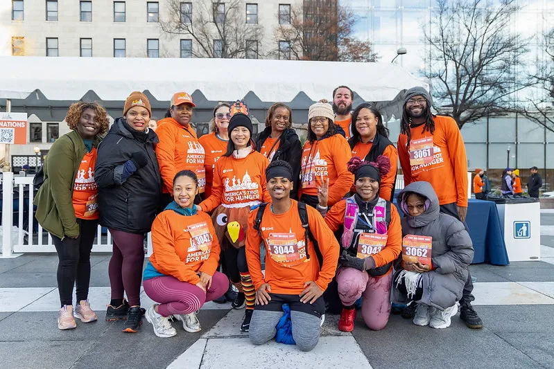 SOME's Trot for Hunger participants