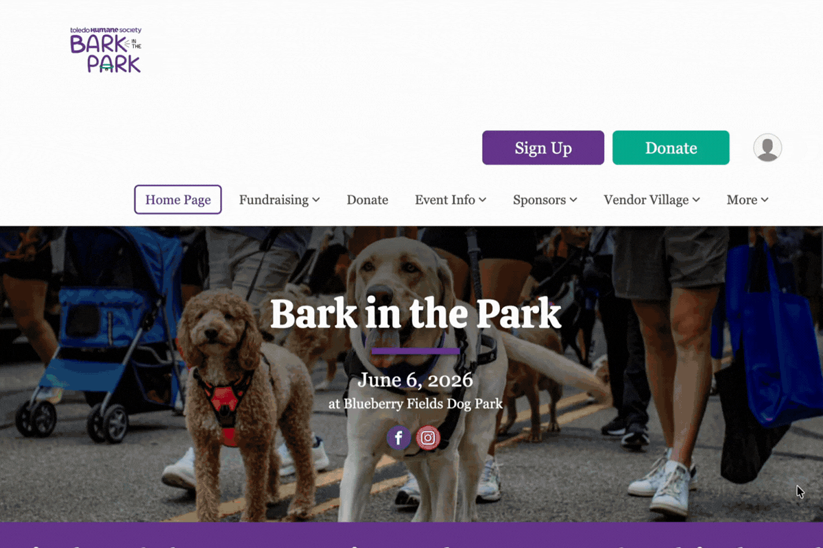 May 2026 P2P Feature Bark in the Park