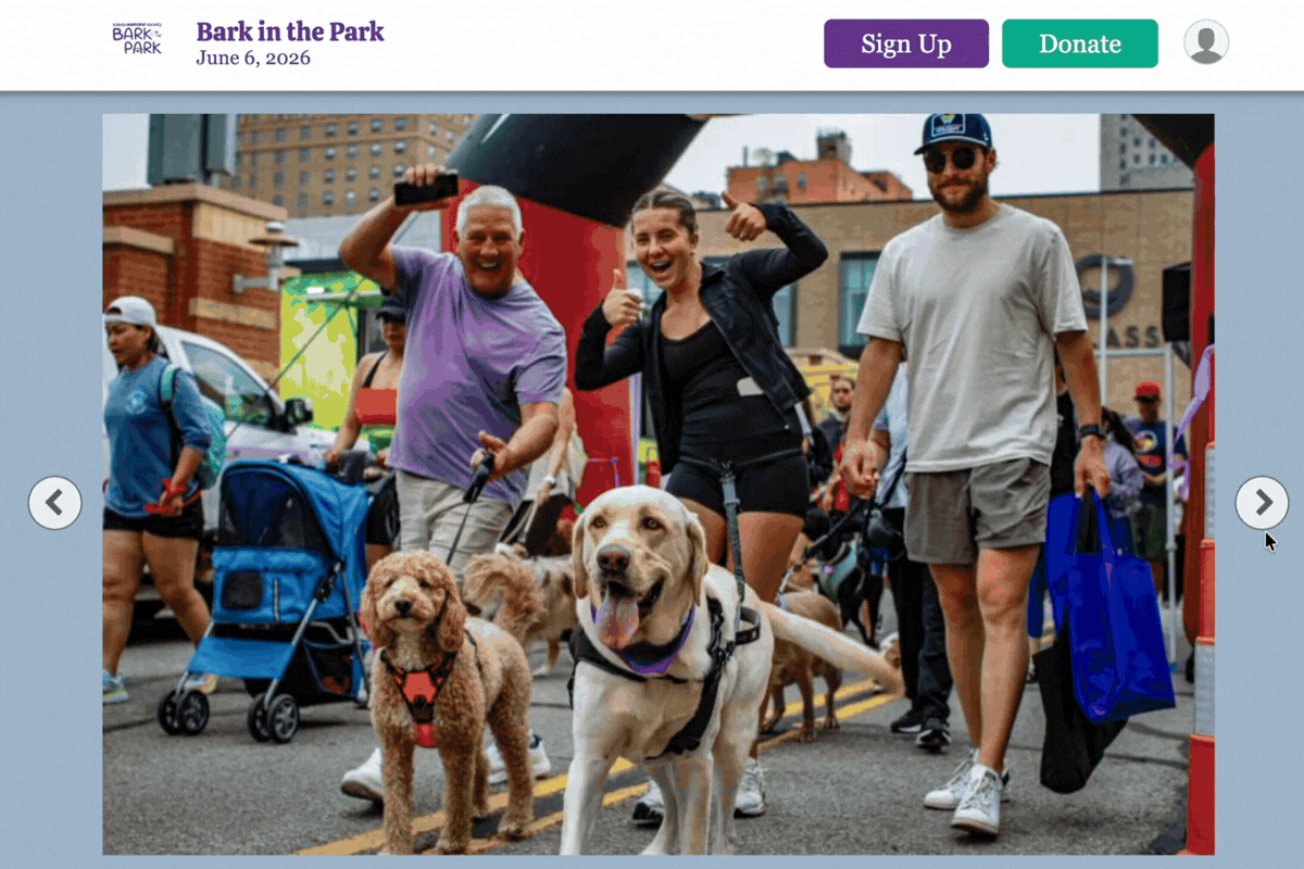 May 2026 P2P Feature Bark in the Park