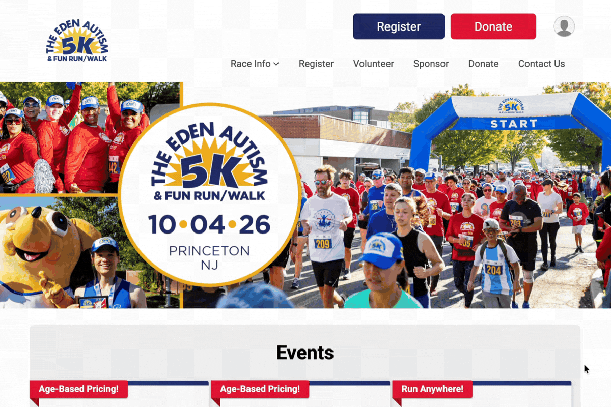 Eden of Autism event page
